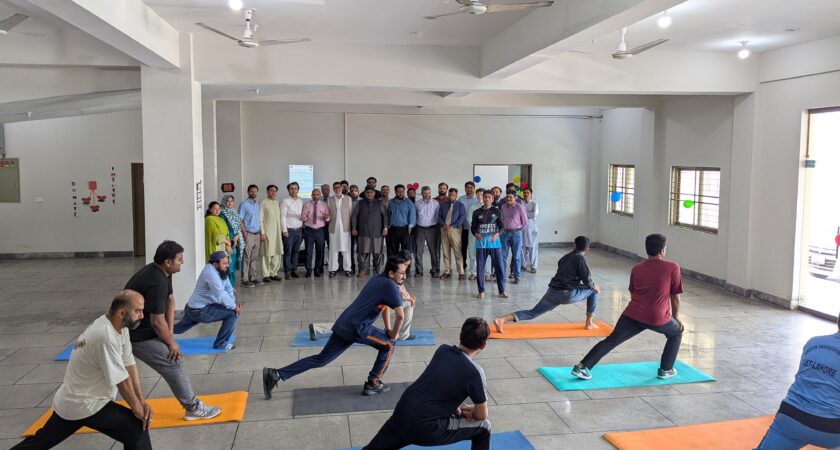 Employee Wellness Fitness Program Launched at UET Lahore (New Campus)